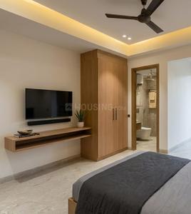Bedroom Image of 530 Sq.ft 1 RK Independent House for rent in DLF Pink Town House, DLF Phase 3 Gurgaon for Rs. 19000
