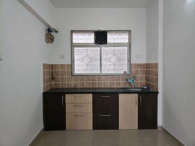 Kitchen Image of 700 Sq.ft 1.5 BHK Apartment / Flat for rent in Raojee Palladium Homes, Dhanori Pune for Rs. 25000