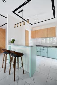Kitchen Image of 1250 Sq.ft 3 BHK Apartment / Flat for sale in Courtyard Primero, Sevasi Vadodara for Rs. 7000000