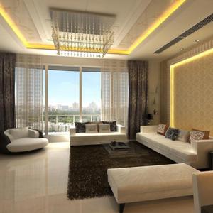 Bedroom Image of 2130 Sq.ft 3.5 BHK Apartment / Flat for rent in Vijay Orion, Hiranandani Estate Thane for Rs. 80000