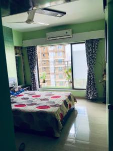 Bedroom Image of 650 Sq.ft 1 BHK Apartment / Flat for rent in Kings Heights 1, Bhandup East Mumbai for Rs. 45000