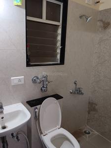 Bathroom Image of 500 Sq.ft 1 BHK Apartment / Flat for rent in Nyati Elan Central II, Wagholi Pune for Rs. 20000