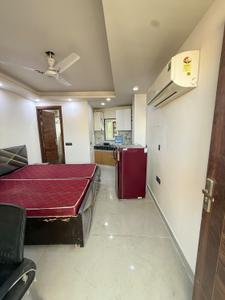 Bedroom Image of 400 Sq.ft 1 RK Studio for rent in Rajouri Garden New Delhi for Rs. 19500