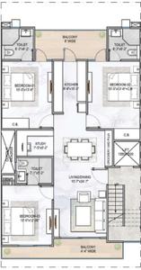 Image of 1494 Sq.ft 3 BHK Builder Floor for sale in M3M Soulitude, Sector 89, Gurgaon for Rs. 17000000