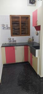 Kitchen Image of 500 Sq.ft 1 BHK Builder Floor for rent in K R Puram Bengaluru for Rs. 8000