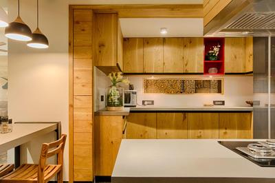 Kitchen Image of 3996 Sq.ft 3 BHK Apartment / Flat for sale in Sambhav Stavan Avisha, Jodhpur Ahmedabad for Rs. 38500000