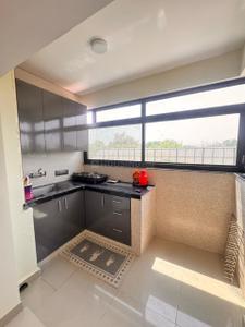 Kitchen Image of 500 Sq.ft 1 BHK Apartment / Flat for rent in Vikram Golf View Condos, Sector 19 Dwarka New Delhi for Rs. 25000