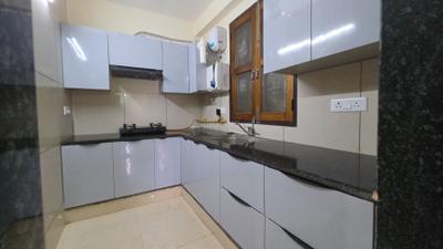 Kitchen Image of 800 Sq.ft 2 BHK Apartment / Flat for rent in Rajpur New Delhi for Rs. 32000