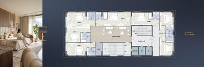 Image of 1955 Sq.ft 3 BHK Apartment / Flat for sale in Evara Tower, Gota, Ahmedabad for Rs. 14100000