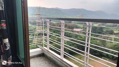 Balcony Image of 1800 Sq.ft 3 BHK Apartment / Flat for rent in Kesar Harmony, Kharghar Navi Mumbai for Rs. 95000