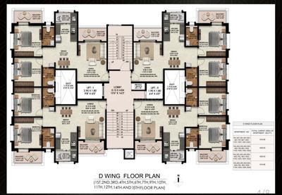 Image of 1119 Sq.ft 2 BHK Apartment / Flat for sale in Aryavedant Palm Springs, Ravet, Pune for Rs. 8500000