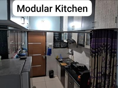 Kitchen Image of 1250 Sq.ft 3.5 BHK Duplex for sale in Darshanam Shreeji Aangan, Tarsali Vadodara for Rs. 6800000