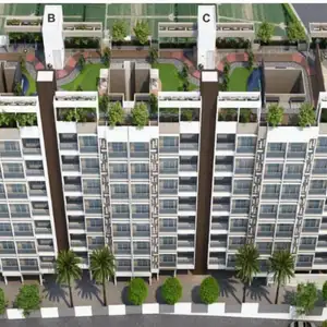 Image of 1053 Sq.ft 2 BHK Apartment / Flat for sale in Thergaon, Pune for Rs. 7900000