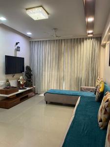 Hall Image of 1200 Sq.ft 2 BHK Apartment / Flat for rent in Orchid Blues, Shela Ahmedabad for Rs. 33000