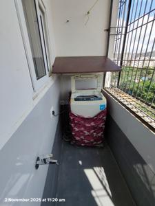 Balcony Image of 1050 Sq.ft 2 BHK Apartment / Flat for rent in Serilingampally Hyderabad for Rs. 40000