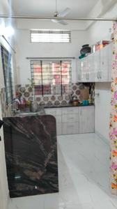 Kitchen Image of 600 Sq.ft 1 BHK Builder Floor for rent in RR Saffron Leaf, Bada Bangarda Indore for Rs. 9500