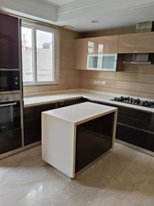 Kitchen Image of 4457 Sq.ft 4 BHK Builder Floor for rent in Hauz Khas New Delhi for Rs. 325000