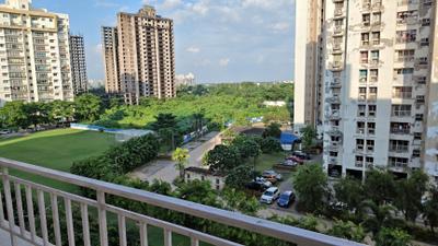 Balcony Image of 2200 Sq.ft 3 BHK Apartment / Flat for rent in Unitech Uniworld City, New Town Kolkata for Rs. 50000