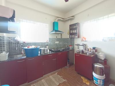 Kitchen Image of 1450 Sq.ft 3 BHK Apartment / Flat for rent in Mallapur Secunderabad for Rs. 30000