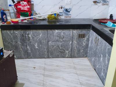 Kitchen Image of 1500 Sq.ft 3 BHK Apartment / Flat for rent in Prem Ashirwad Enclave, Digha Patna for Rs. 20000