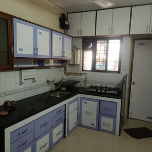 Kitchen Image of 1500 Sq.ft 3 BHK Apartment / Flat for rent in Bavdhan Pune for Rs. 50000