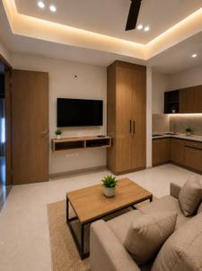 Bedroom Image of 530 Sq.ft 1 RK Independent House for rent in DLF Pink Town House, DLF Phase 3 Gurgaon for Rs. 19000
