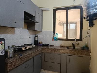 Kitchen Image of 1300 Sq.ft 3 BHK Apartment / Flat for rent in Shalimar Mannat Extension K1 To K4, Mohammadpur Chauki Lucknow for Rs. 30000