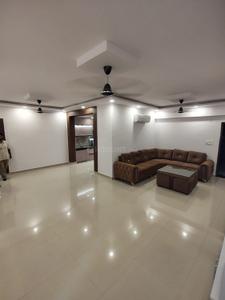 Hall Image of 1850 Sq.ft 3 BHK Apartment / Flat for rent in Basera Properties And Constructions Blue Mountain, Vrindavan Yojana Lucknow for Rs. 35000