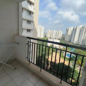 Balcony Image of 1991 Sq.ft 3 BHK Apartment / Flat for rent in Prestige Tranquility, Budigere Cross Bengaluru for Rs. 50000