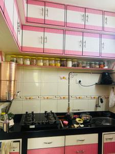 Kitchen Image of 650 Sq.ft 1 BHK Apartment / Flat for sale in Soham Heights, Airoli Navi Mumbai for Rs. 9000000