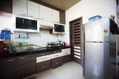 Kitchen Image of 1800 Sq.ft 3 BHK Apartment / Flat for sale in Sargasan Gandhinagar for Rs. 6600000