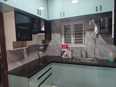 Kitchen Image of 1250 Sq.ft 2 BHK Apartment / Flat for rent in Mahadevapura Bengaluru for Rs. 55000