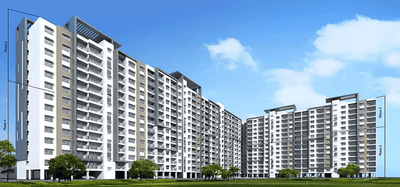 Image of 2215 Sq.ft 3 BHK Apartment / Flat for sale in Adarsh Palm Retreat Tower 1, Bellandur, Bengaluru for Rs. 56500000
