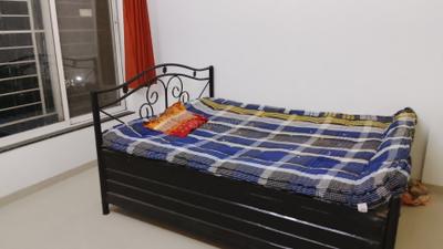 Bedroom Image of 750 Sq.ft 2 BHK Apartment / Flat for rent in JKG Purvarang, Wagholi Pune for Rs. 20000