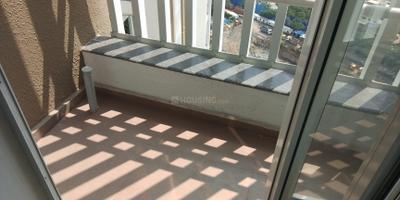 Balcony Image of 1200 Sq.ft 3 BHK Apartment / Flat for rent in Runwal The Central Park, Chinchwad Pune for Rs. 45000