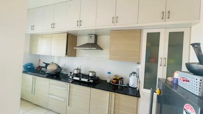 Kitchen Image of 1000 Sq.ft 2 BHK Apartment / Flat for rent in Bhartiya Nikoo Homes, Kannuru Bengaluru for Rs. 53000