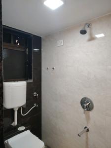 Common Bathroom Image of 720 Sq.ft 2 BHK Apartment / Flat for rent in Unnati Woods Phase 7, Kasarvadavali Thane for Rs. 25999