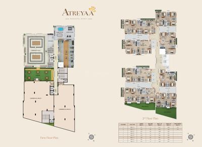 Image of 957 Sq.ft 3 BHK Apartment / Flat for sale in Atreyaa, Lake Town, Kolkata for Rs. 11500000