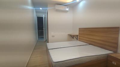Bedroom Image of 900 Sq.ft 1 BHK Builder Floor for rent in Sector 14 Gurgaon for Rs. 30000