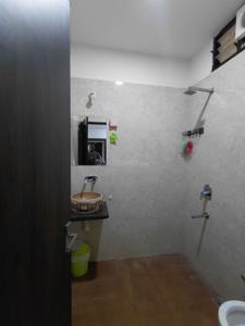 Bathroom Image of 550 Sq.ft 1 BHK Builder Floor for rent in Mahalakshmi Nagar Indore for Rs. 20000