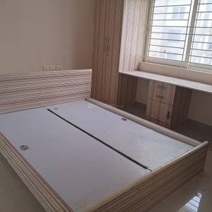 Bedroom Image of 1516 Sq.ft 3 BHK Apartment / Flat for rent in Cybercity Rainbow Vistas Rock Garden, Borabanda Hyderabad for Rs. 55000