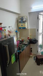 Kitchen Image of 600 Sq.ft 1 BHK Apartment / Flat for rent in Godrej Garden City, Chandkheda Ahmedabad for Rs. 22000