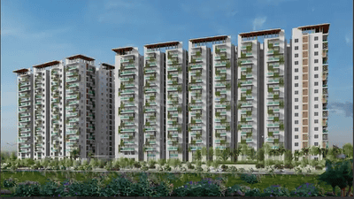 Image of 1375 Sq.ft 3 BHK Apartment / Flat for sale in Ananda The Drizzle, Narsingi, Hyderabad for Rs. 11800000