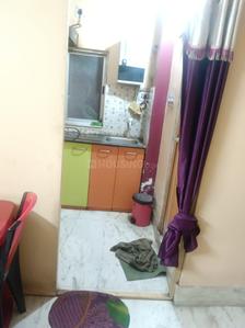 Kitchen Image of 450 Sq.ft 1 BHK Apartment / Flat for rent in Patuli Kolkata for Rs. 14000