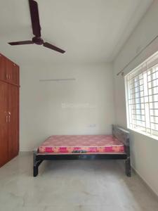 Bedroom Image of 600 Sq.ft 1 BHK Apartment / Flat for rent in Halasuru Bengaluru for Rs. 32000