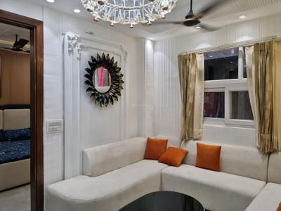 Living Room Image of 620 Sq.ft 2 BHK Apartment / Flat for sale in Dwarka Mor New Delhi for Rs. 4500000