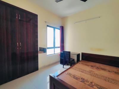 Bedroom Image of 870 Sq.ft 2 BHK Apartment / Flat for rent in Unimark Lakewood Estate, New Garia Kolkata for Rs. 28000