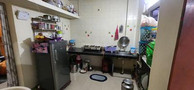 Kitchen Image of 700 Sq.ft 1 BHK Apartment / Flat for sale in Thergaon Pune for Rs. 4700000