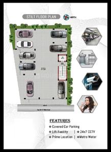 Image of 1115 Sq.ft 2 BHK Apartment / Flat for sale in Perungudi, Chennai for Rs. 11150000