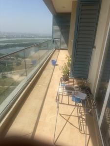 Balcony Image of 1375 Sq.ft 2 BHK Apartment / Flat for rent in Supertech Supernova, Sector 94 Noida for Rs. 55000